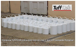 TuffCab speaker paint - Poweraudio unpacking their latest delivery